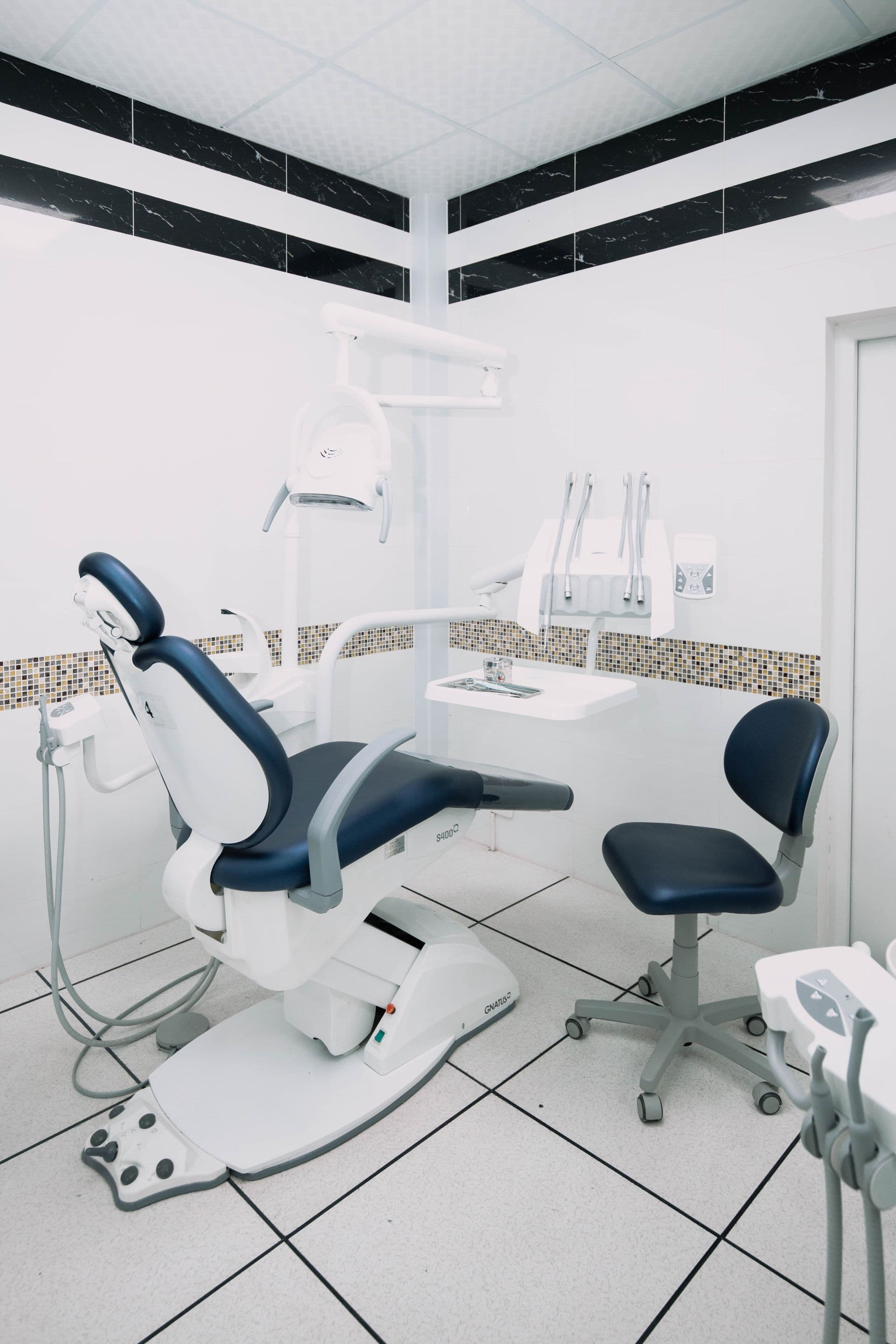 A clean, modern dental treatment room